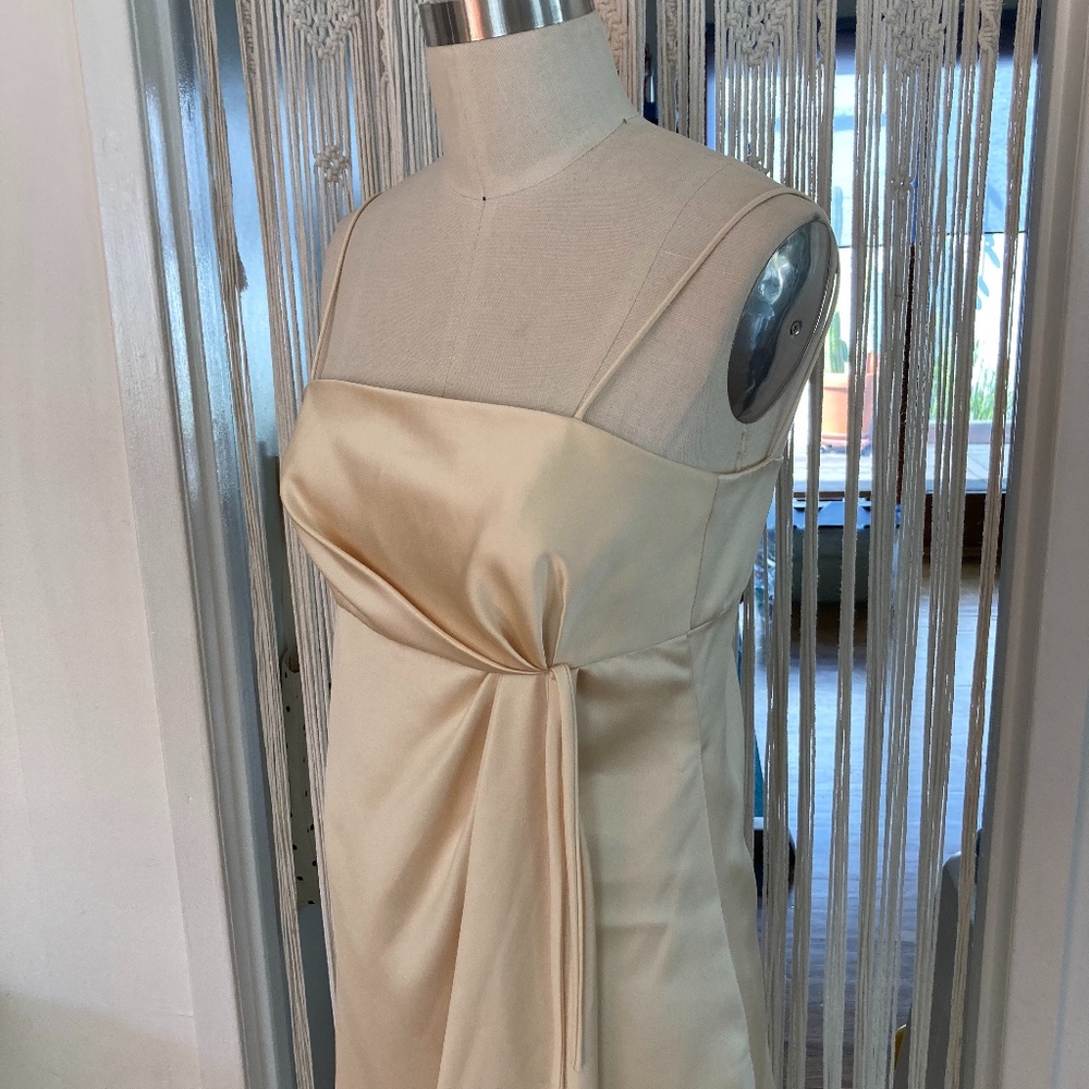 Vera Wang ~ Cream Formal  Dress SZ 4 Prom/Wedding - Picture 3 of 14